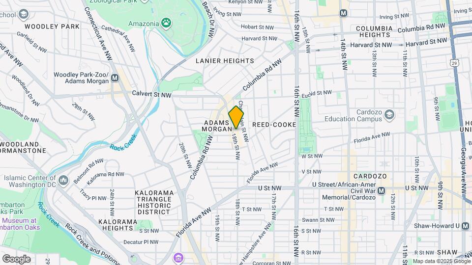 2407 18th St NW Map and Location Details