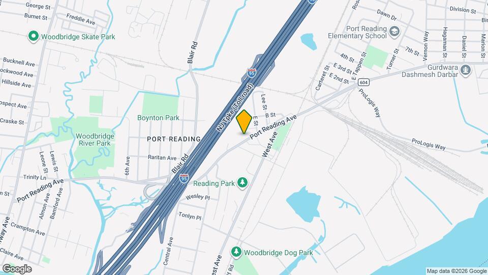 421 Port Reading Ave Map and Location Details