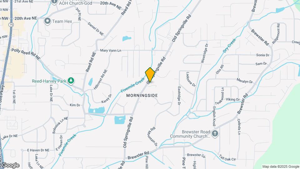 1823 Old Springville Rd Map and Location Details