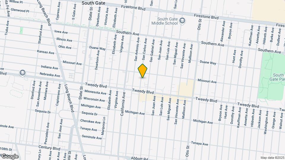 9800 San Carlos Ave Map and Location Details