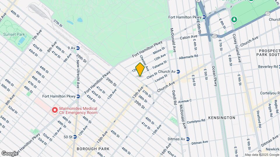 1249 36th St Mapa y Detalles de la Ubicación