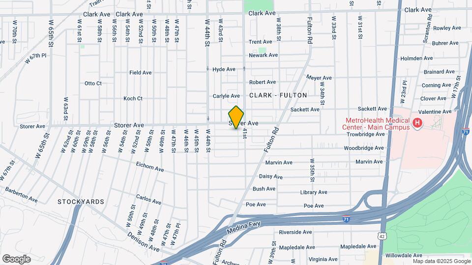 4120 Trowbridge Ave Map and Location Details