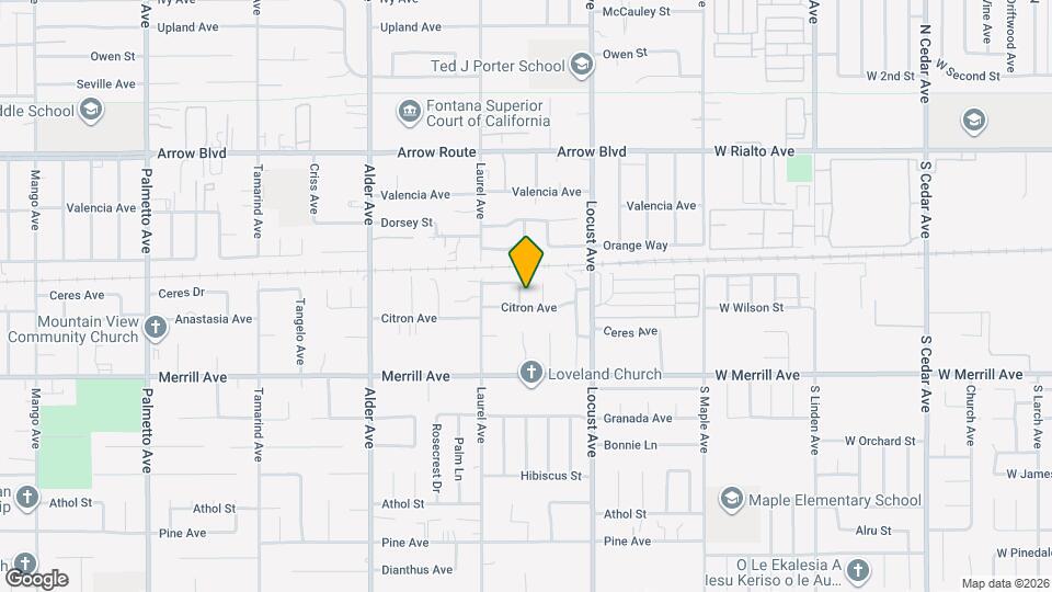 8765 Grace St Mapa y Detalles de la Ubicación