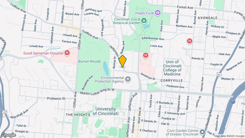 3207 Jefferson Ave Map and Location Details