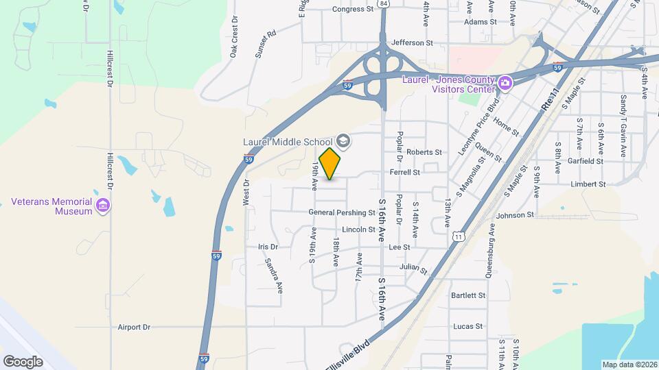 Oak Hill Estates Map and Location Details