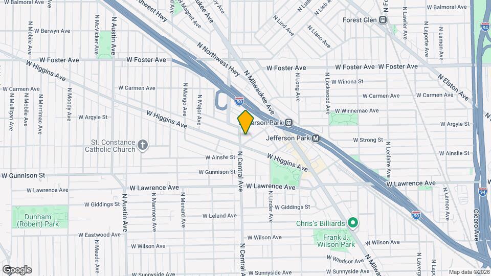 5558 W Edmunds St Map and Location Details
