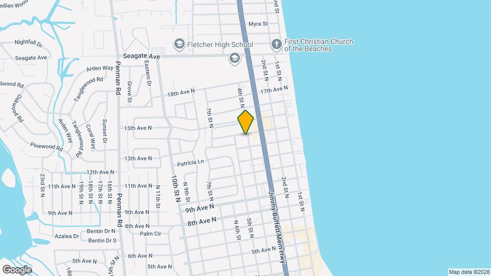 400 14th Ave N Map and Location Details