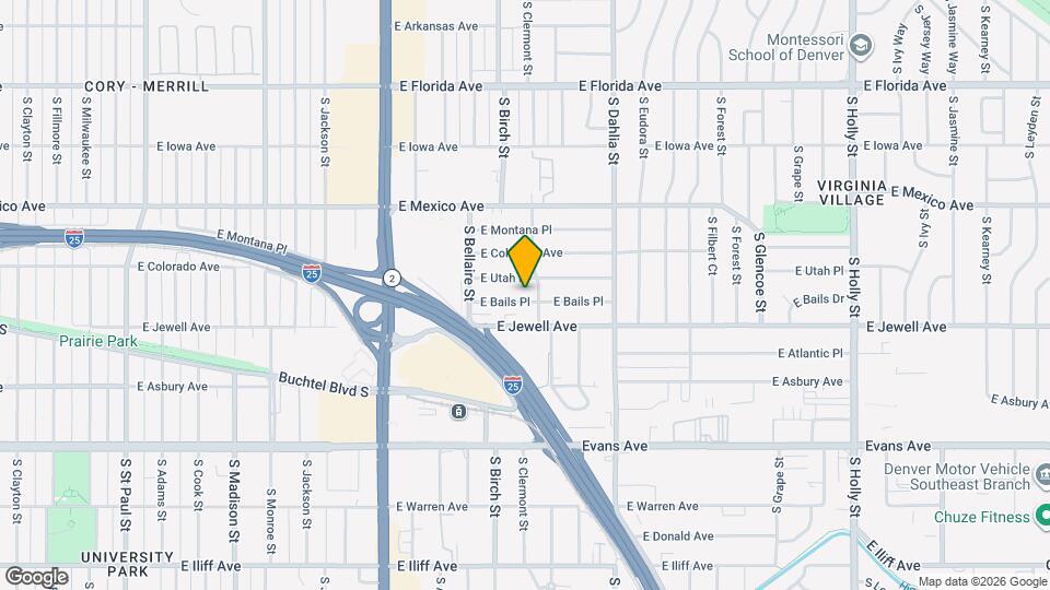 4481 E Bails Pl Map and Location Details