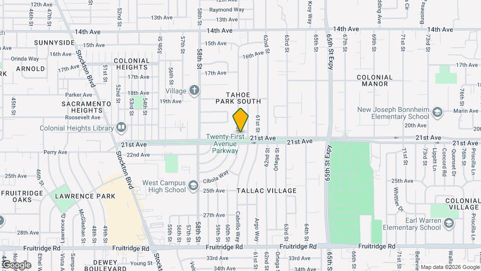 4741 60th St Map and Location Details