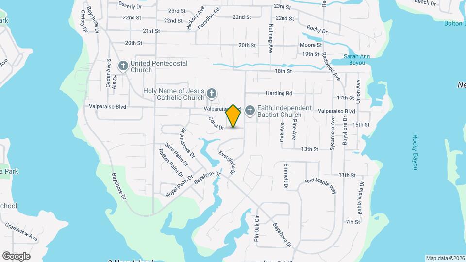 1126 Coral Dr Mapa y Detalles de la Ubicación