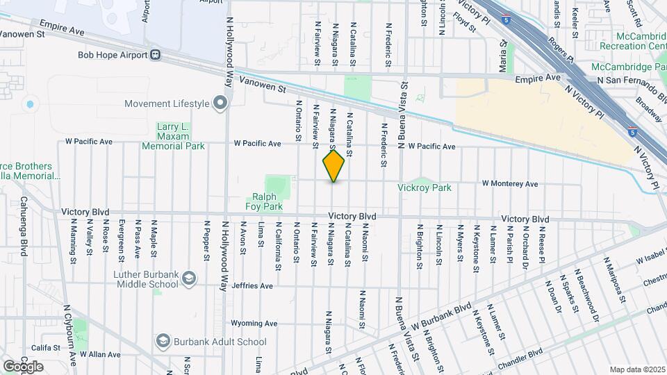 1776 N Niagara St Map and Location Details