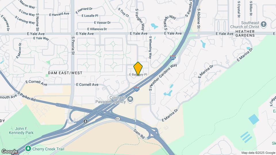 3043 S Ursula Cir Map and Location Details