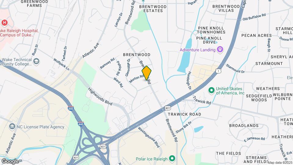 3105 Brentwood Rd Mapa y Detalles de la Ubicación