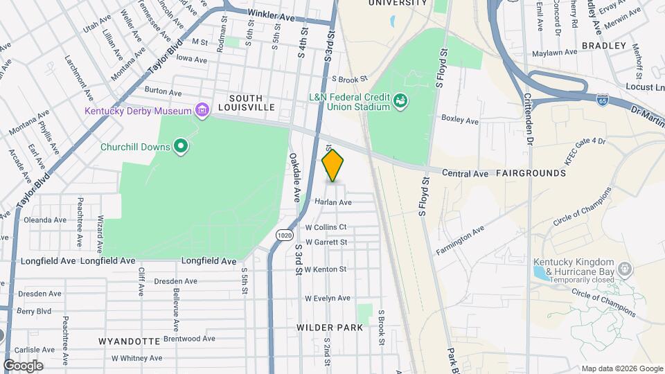 3102 Grant Ave Map and Location Details