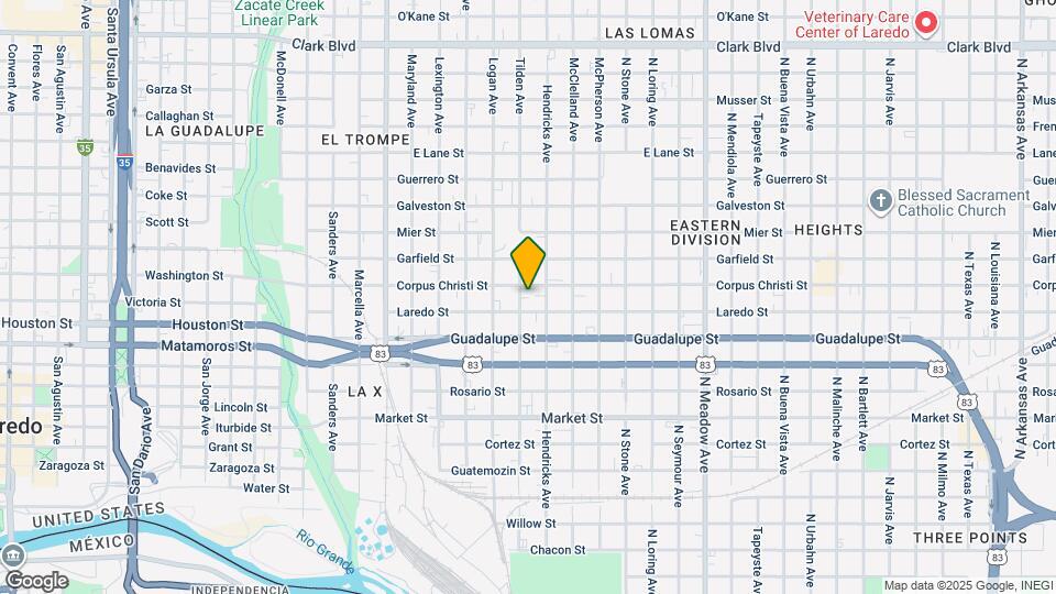 1305 Tilden Ave Map and Location Details