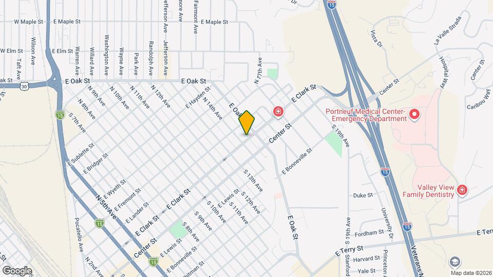 1524 E Clark St Map and Location Details