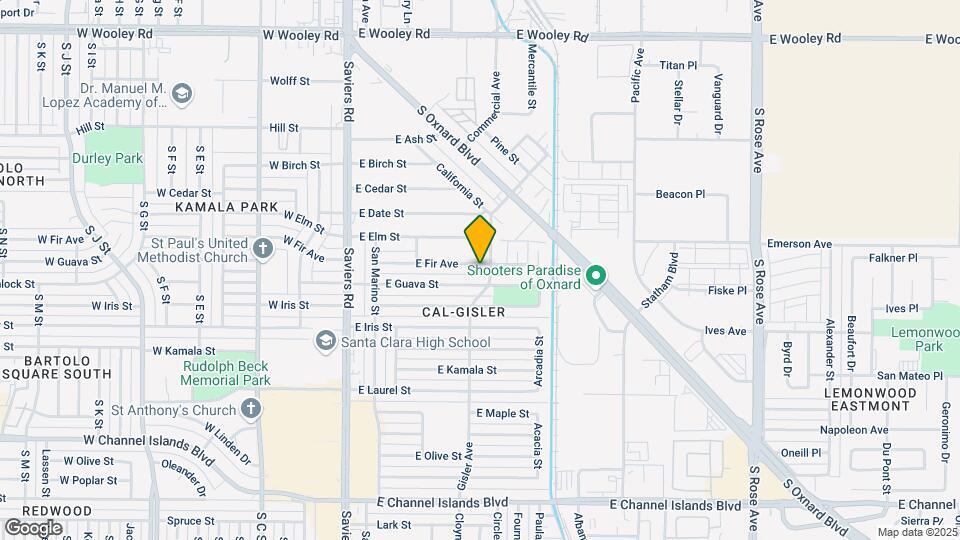 452 E Fir Ave Map and Location Details