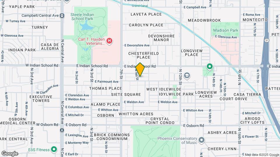 904 E Fairmount Ave Map and Location Details
