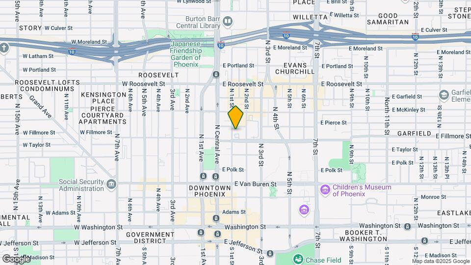 100 E Fillmore St Mapa y Detalles de la Ubicación