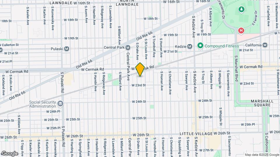 2237 S Drake Ave Map and Location Details