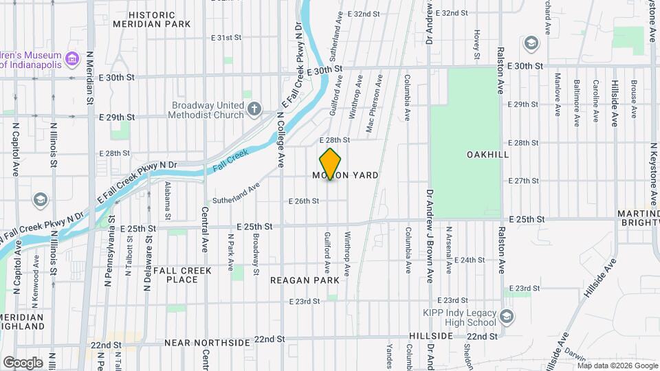 2625 Guilford Ave Map and Location Details