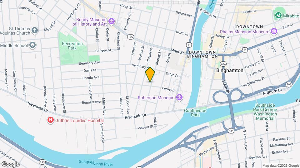 38 Leroy St Mapa y Detalles de la Ubicación