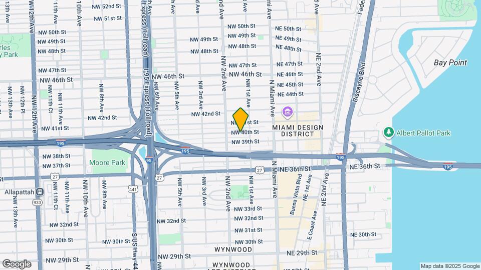 132 NW 40th St Map and Location Details