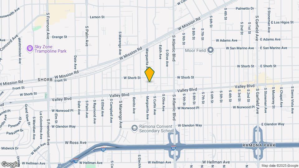 1218 S Marguerita Ave Map and Location Details