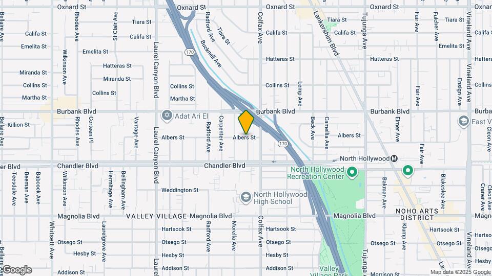 11710 Albers St Map and Location Details