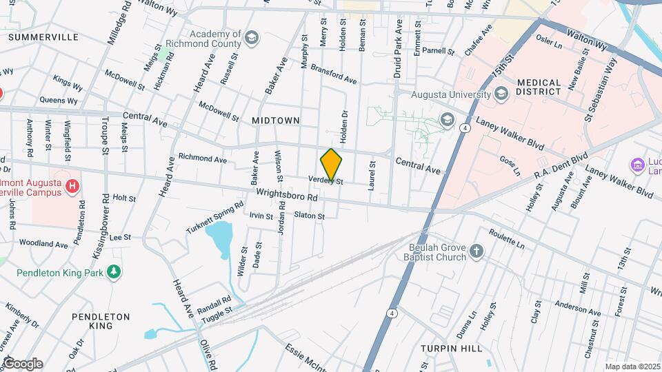 1726 Verdery St Map and Location Details