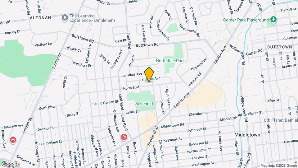 1631 North Blvd Map and Location Details