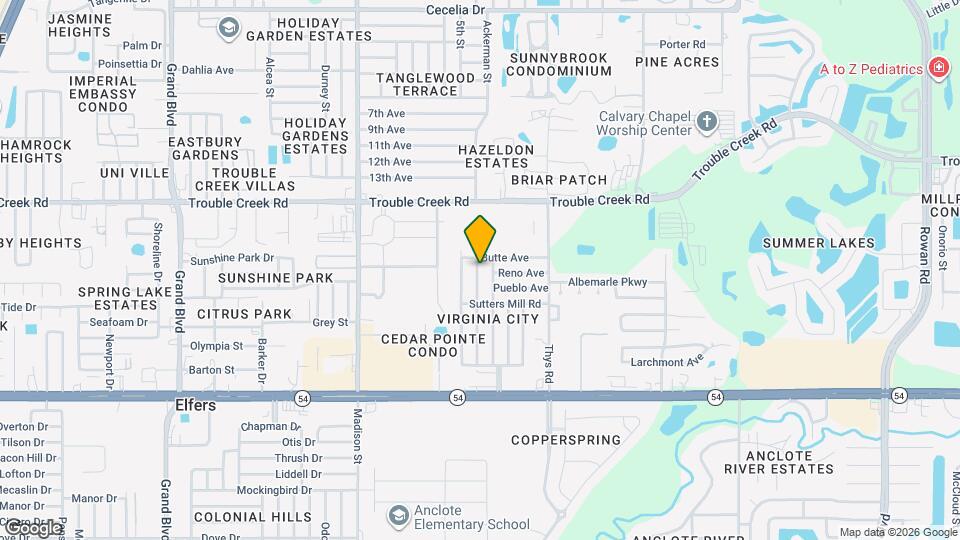 4312 Mesa Dr Map and Location Details