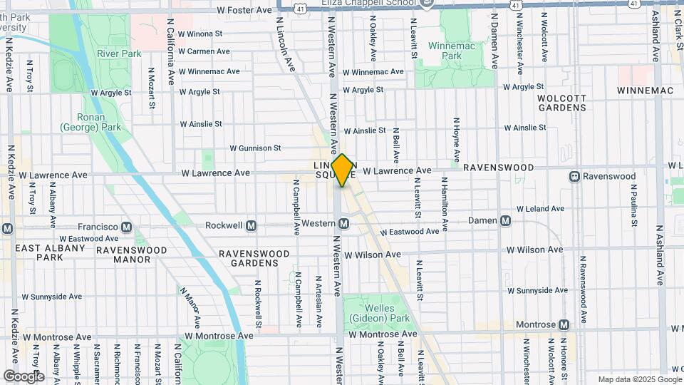 4733 N Western Ave, Unit 205 Map and Location Details