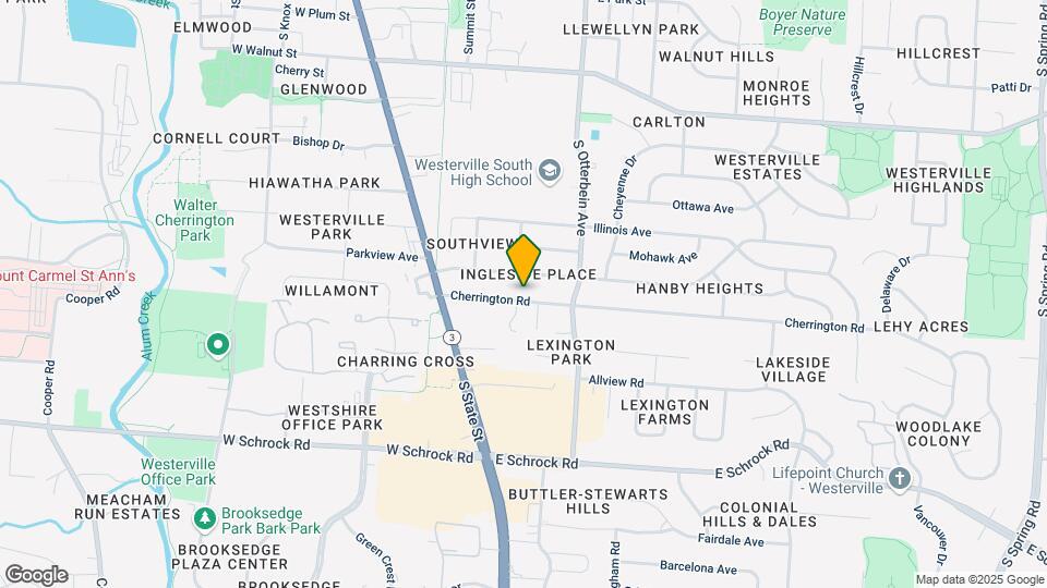 92 Cherrington Rd Map and Location Details