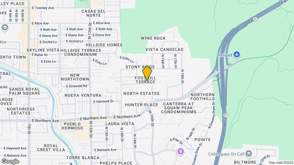 1534 E Griswold Rd Map and Location Details