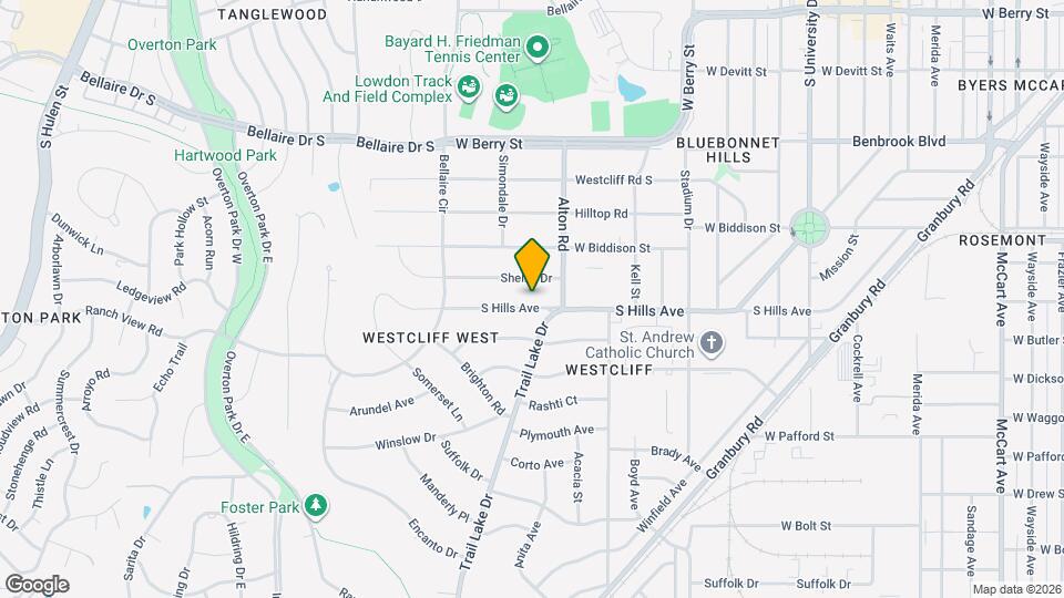 3624 South Hills Ave Map and Location Details