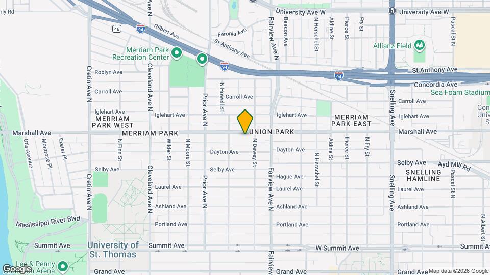1866 Marshall Ave Map and Location Details