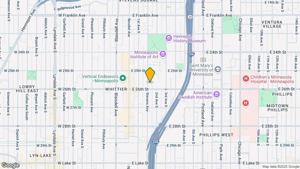 2537 Stevens Ave S Mapa y Detalles de la Ubicación