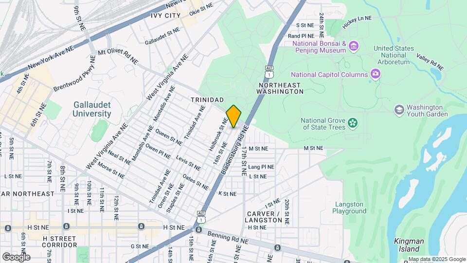 1253 16th St NE, Unit A Map and Location Details