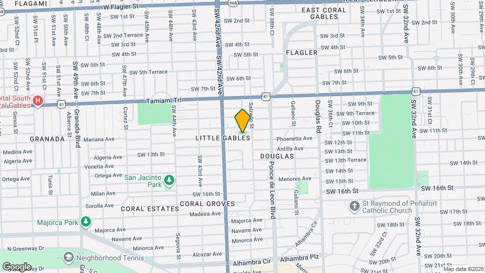 4035 SW 11th St Map and Location Details