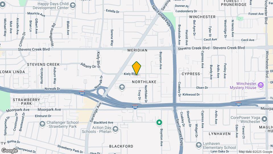 505 Kiely Blvd Mapa y Detalles de la Ubicación