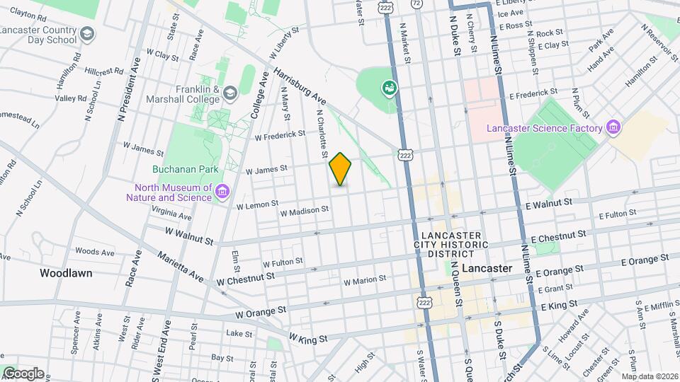337 W Lemon St Map and Location Details