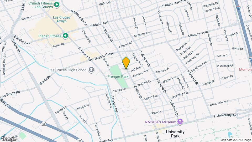 1880 S Espina St Map and Location Details