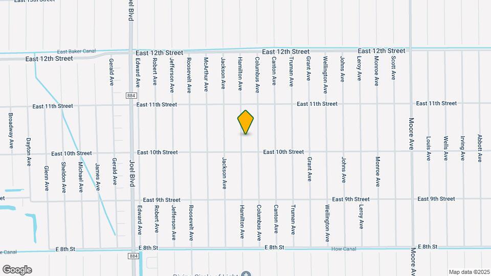 1006 Hamilton Ave Mapa y Detalles de la Ubicación