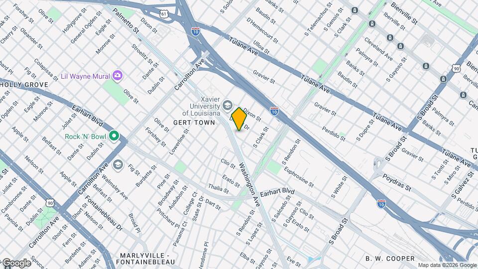 4821 Euphrosine St Map and Location Details