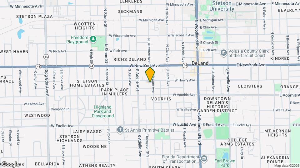 408 W Howry Ave Map and Location Details