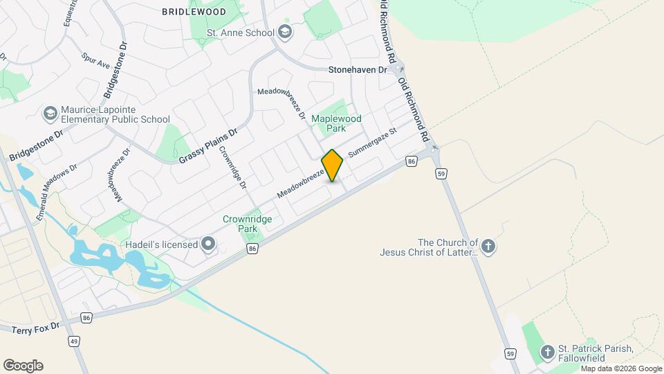 168 Flowing Creek Cir Map and Location Details