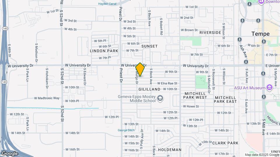 1237 W Romo Jones St Map and Location Details