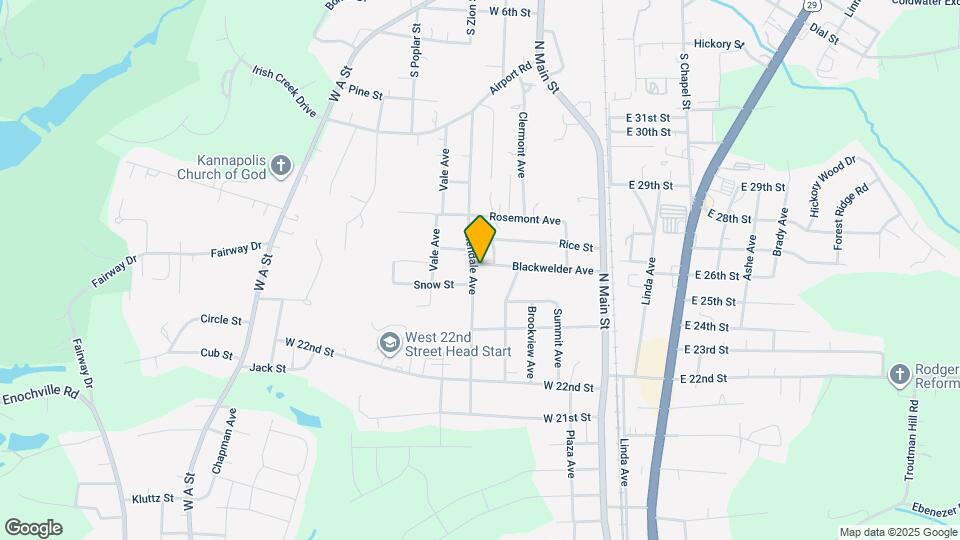 2504 Glendale Ave Map and Location Details