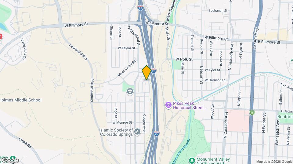 2628 Green Ridge Dr Map and Location Details